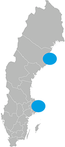 Sverige karta - MOFAB
